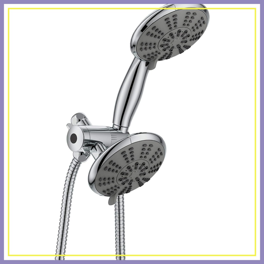 Setting Spray - 5-Inch Anti-Clog High Pressure 3-Way Dual