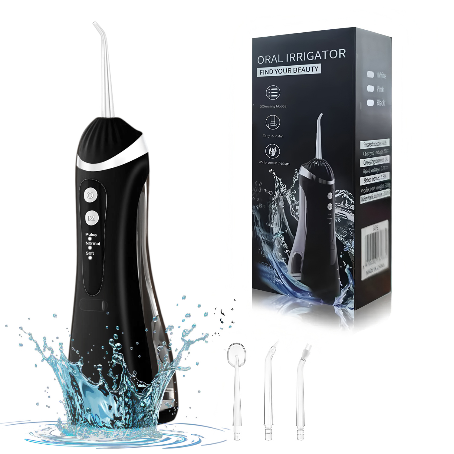 Micellar Water Cleanser - Portable Cordless Dental Water Irrigator Flosser