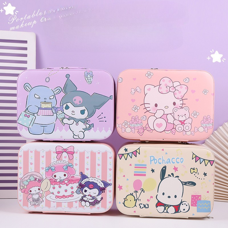 Beauty Makeup Case - Sanrio Large Capacity Cartoon Hello Kitty