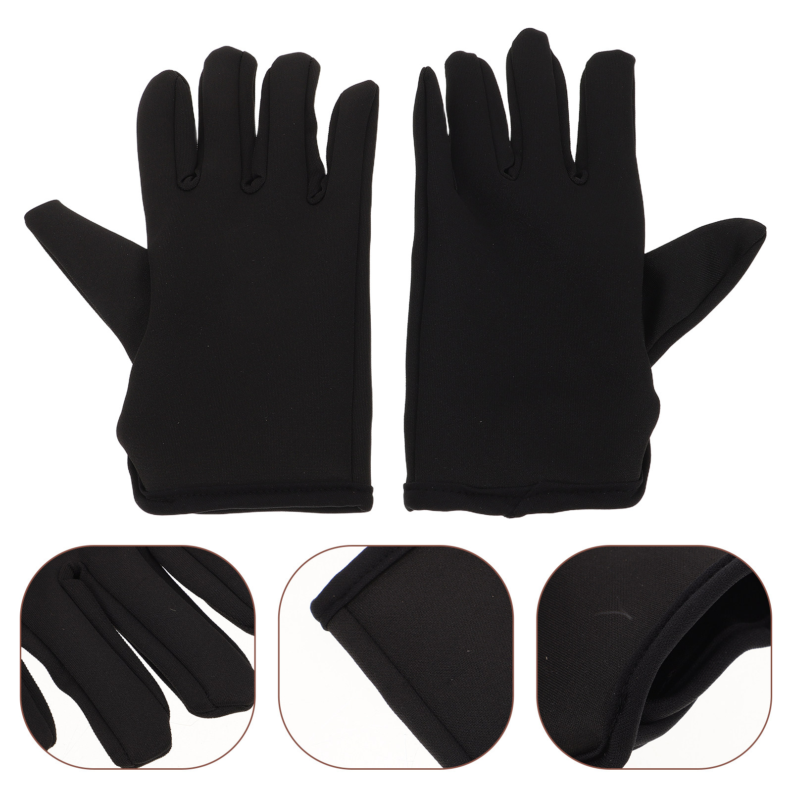 Hair Curling Wand - 1Pair Heat Resistant Gloves for Hair