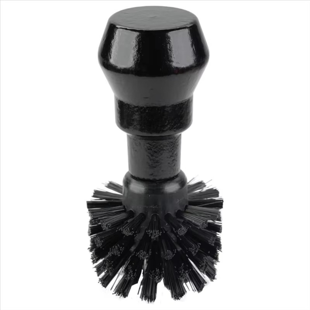Blush Brush Kabuki - Wooden Handle Coffee Tamper Cleaning Brush