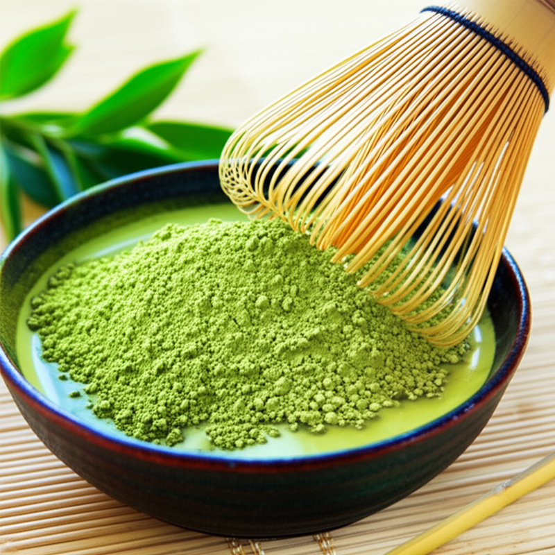Blush Brush Kabuki - Matcha Green Tea Whisk 120 Prongs