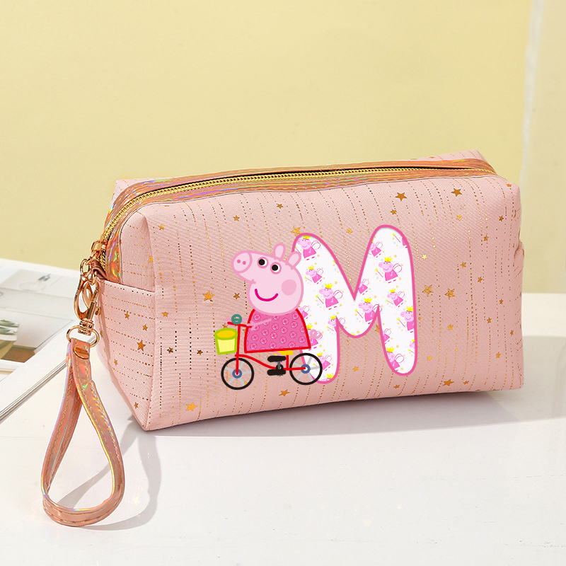 Blush Brush Kabuki - Cartoon Peppas Pig Cosmetics Bag Cute