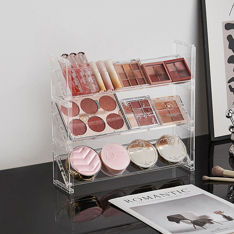 Eyeshadow Palette - 1PC Acrylic 3-layer Cosmetics Display Rack