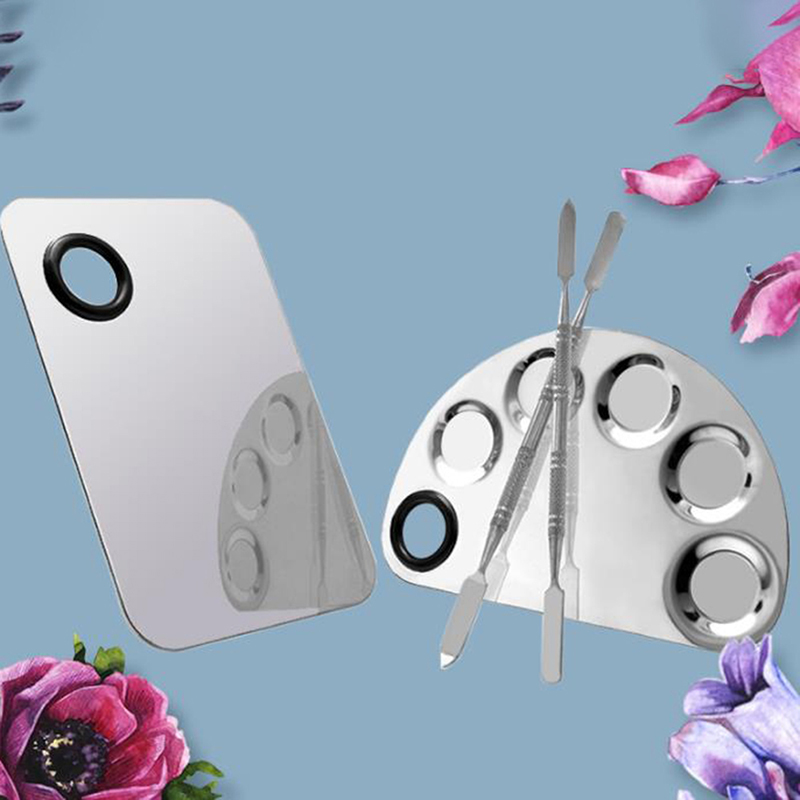 Beauty Makeup Eyeshadow Palette - ●Stainless Steel Makeup Mixer Nail Art