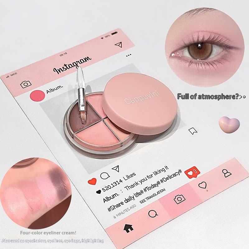 Cappuvini 4 Color Matte Velvet - Beauty Makeup Eyeshadow Palette avis et prix