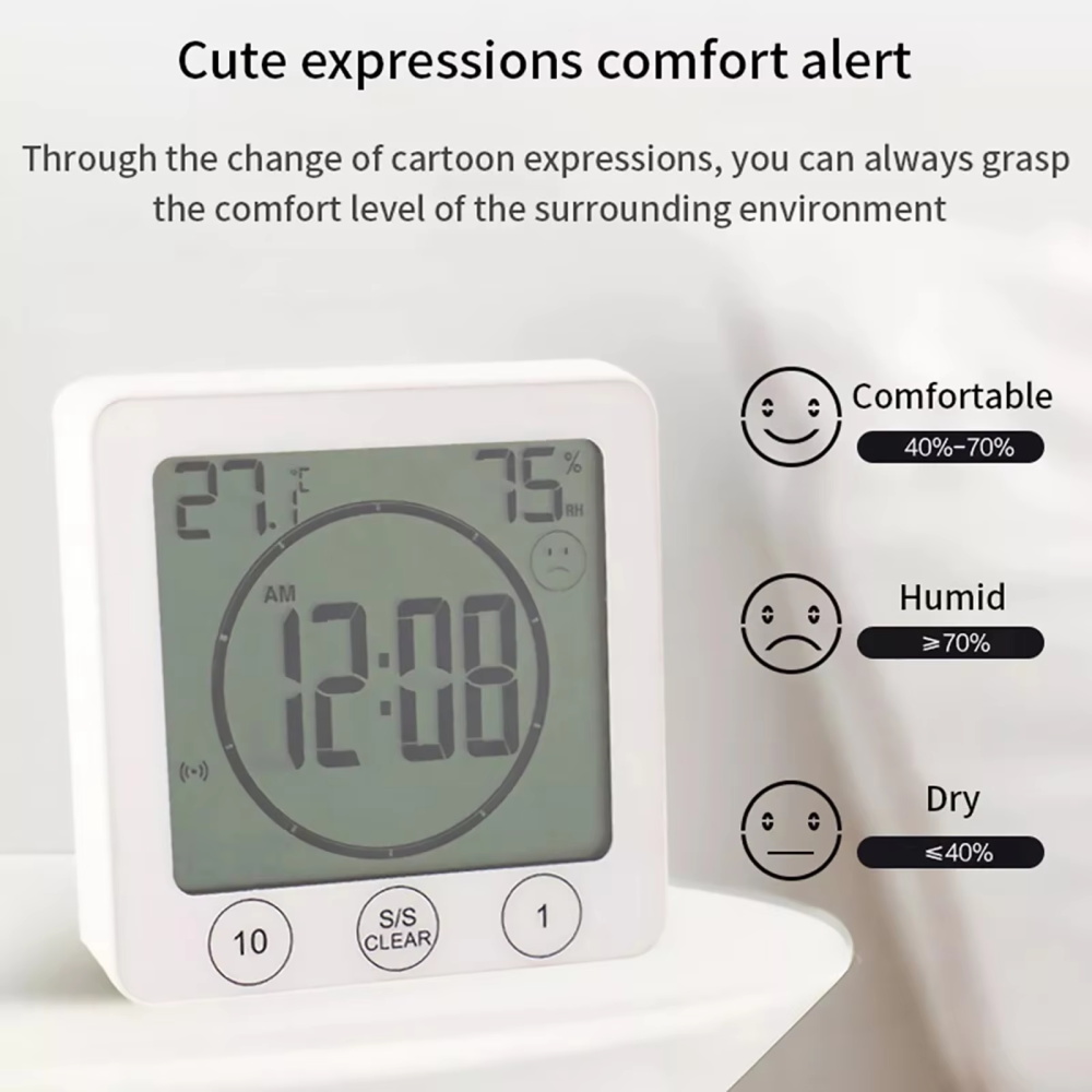 Waterproof Digital Bathroom Wa - Setting Spray avis et prix