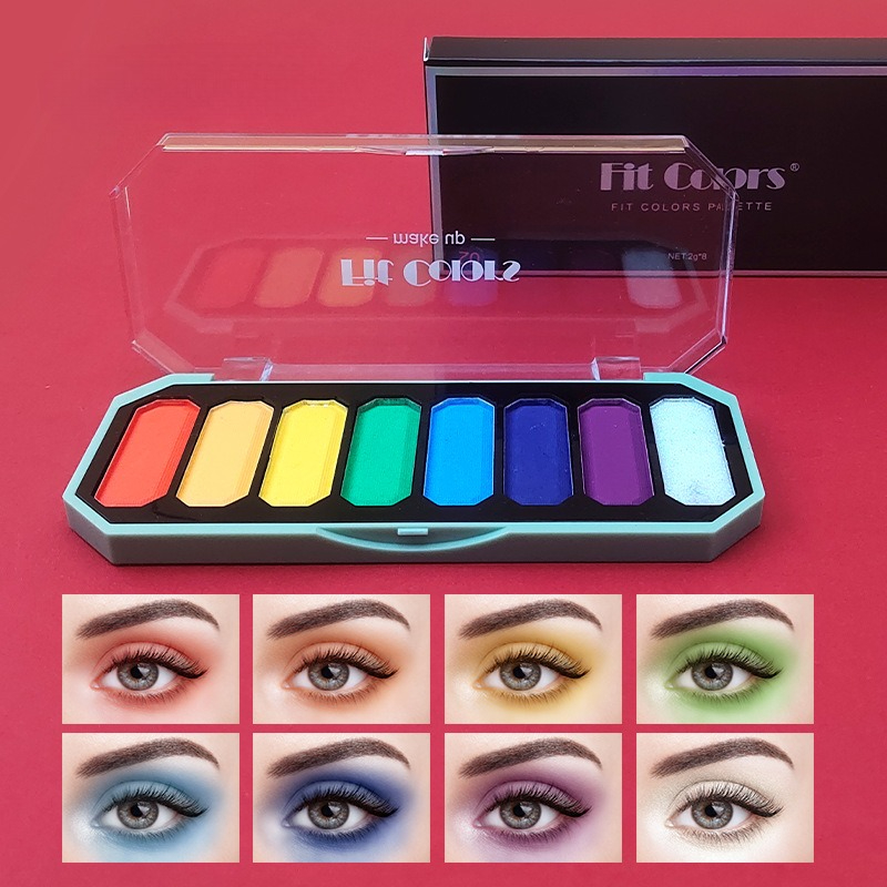 8 Color Christmas Eyeshadow Pa - Beauty Makeup Eyeshadow Palette avis et prix
