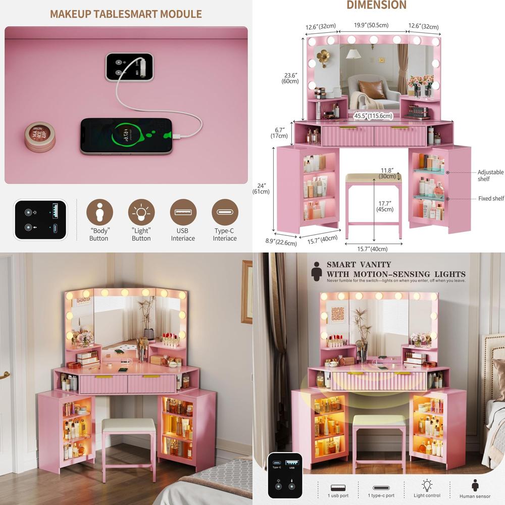 LED-Illuminated Makeup Vanity  - Beauty Makeup Outlet avis et prix