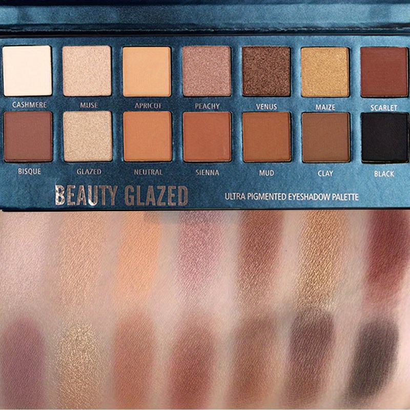 BEAUTY GLAZED 14 Colors Eyesha - Beauty Makeup Eyeshadow Palette avis et prix