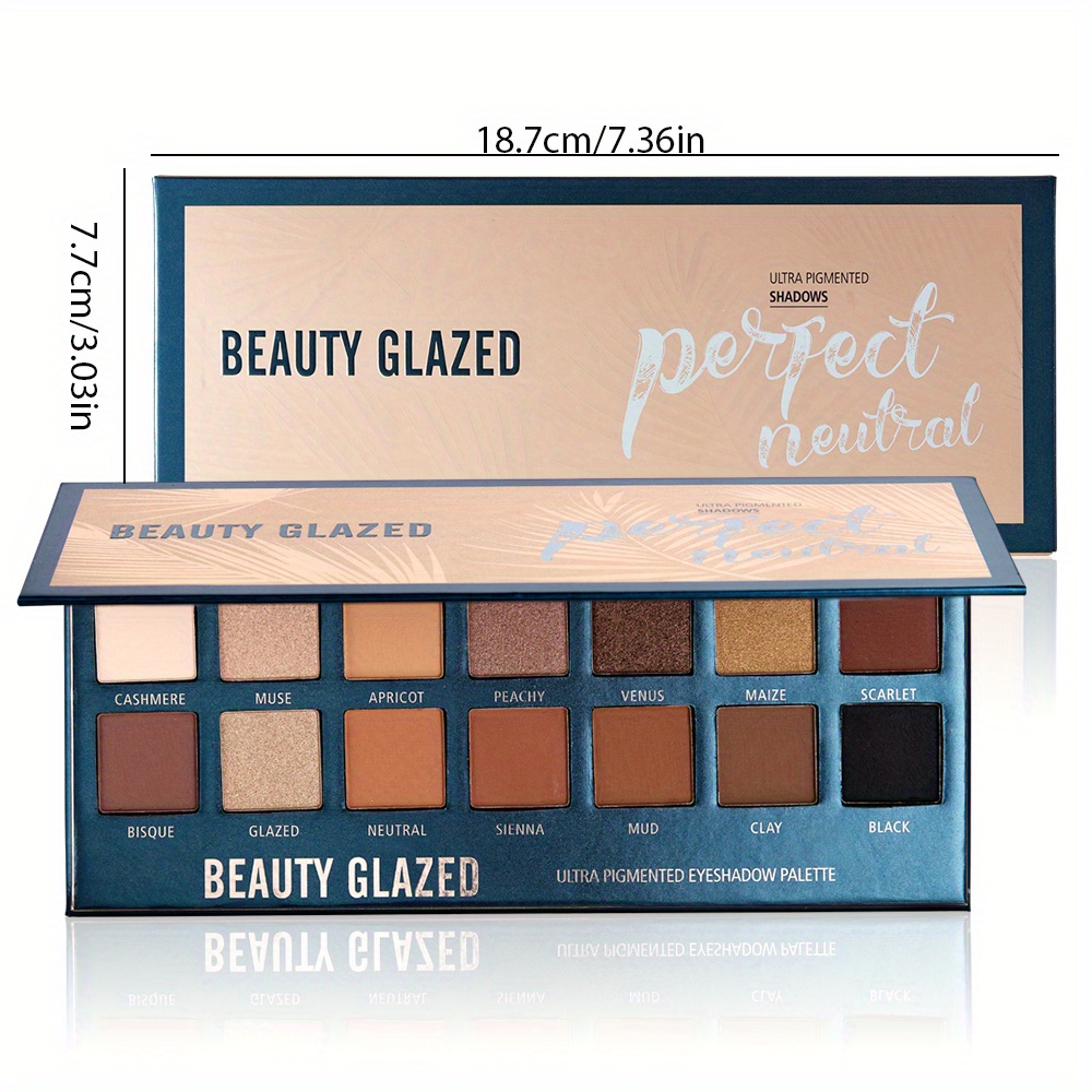 BEAUTY GLAZED 14 Colors Eyesha - Beauty Makeup Eyeshadow Palette avis et prix