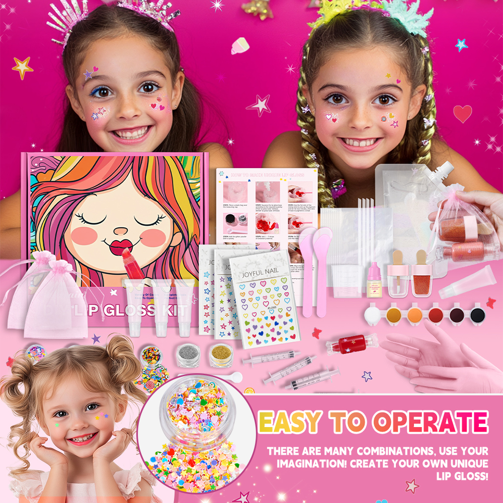 Lip Gloss Base Set Lip Gloss M - Beauty Makeup Kit For Kids avis et prix