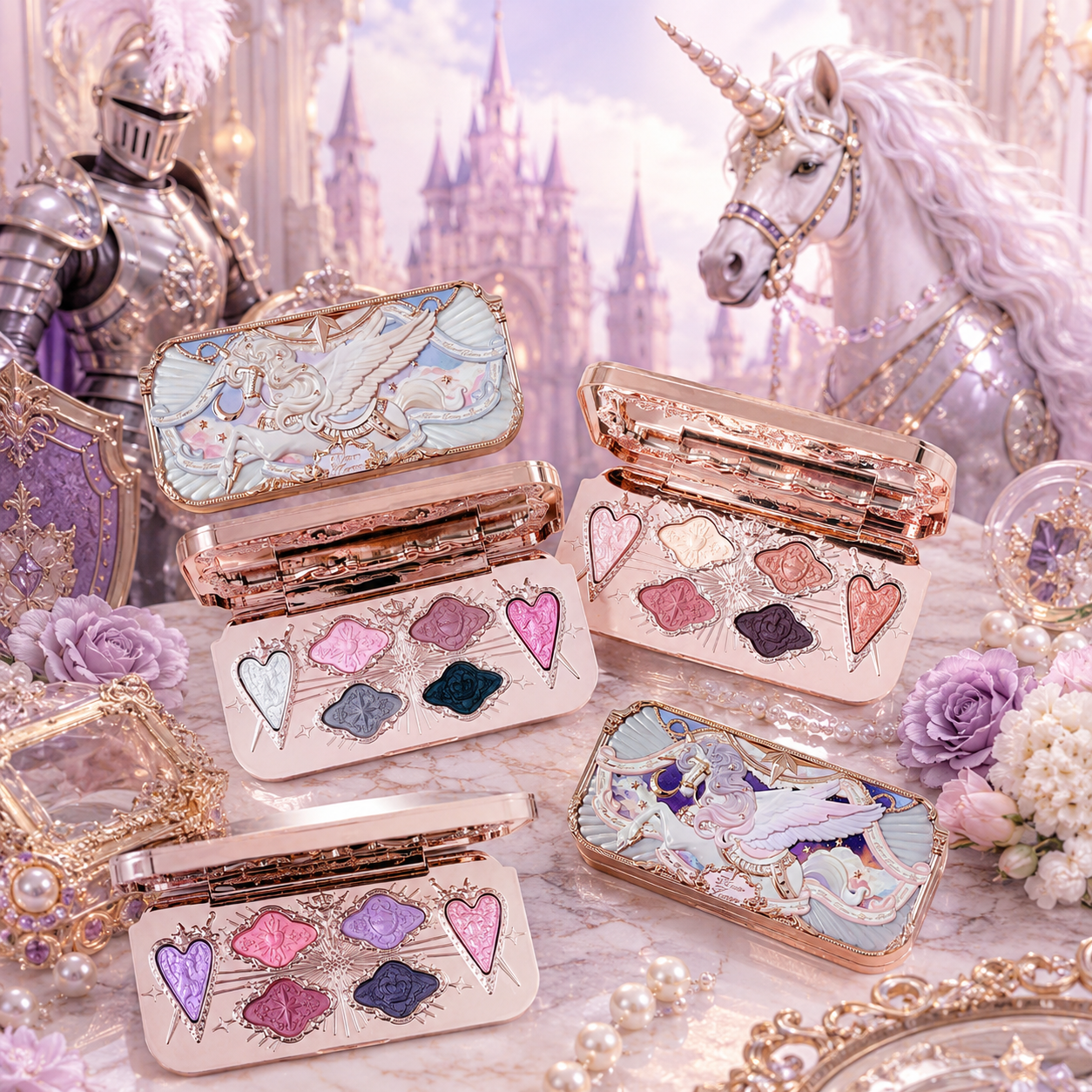 Flower Knows Knight Unicorn Ey - Beauty Makeup Eyeshadow Palette avis et prix