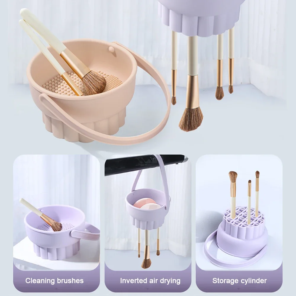 1PC Silicone Washing Bowl Make - Cosmetic Sponge avis et prix