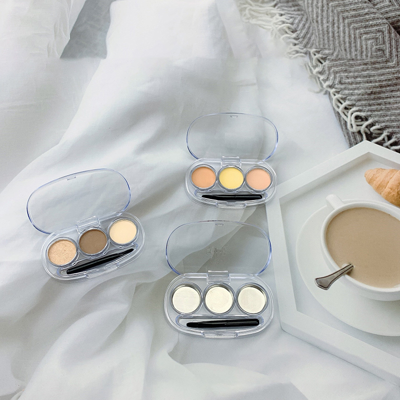 【3In1 Makeup Aluminum Palette  - Beauty Makeup Eyeshadow Palette avis et prix