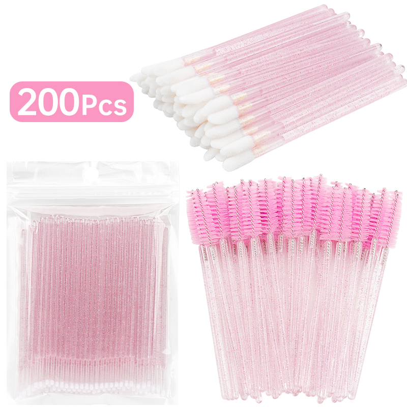 200 Pcs Eyelash Extension Make - Blush Brush Kabuki avis et prix