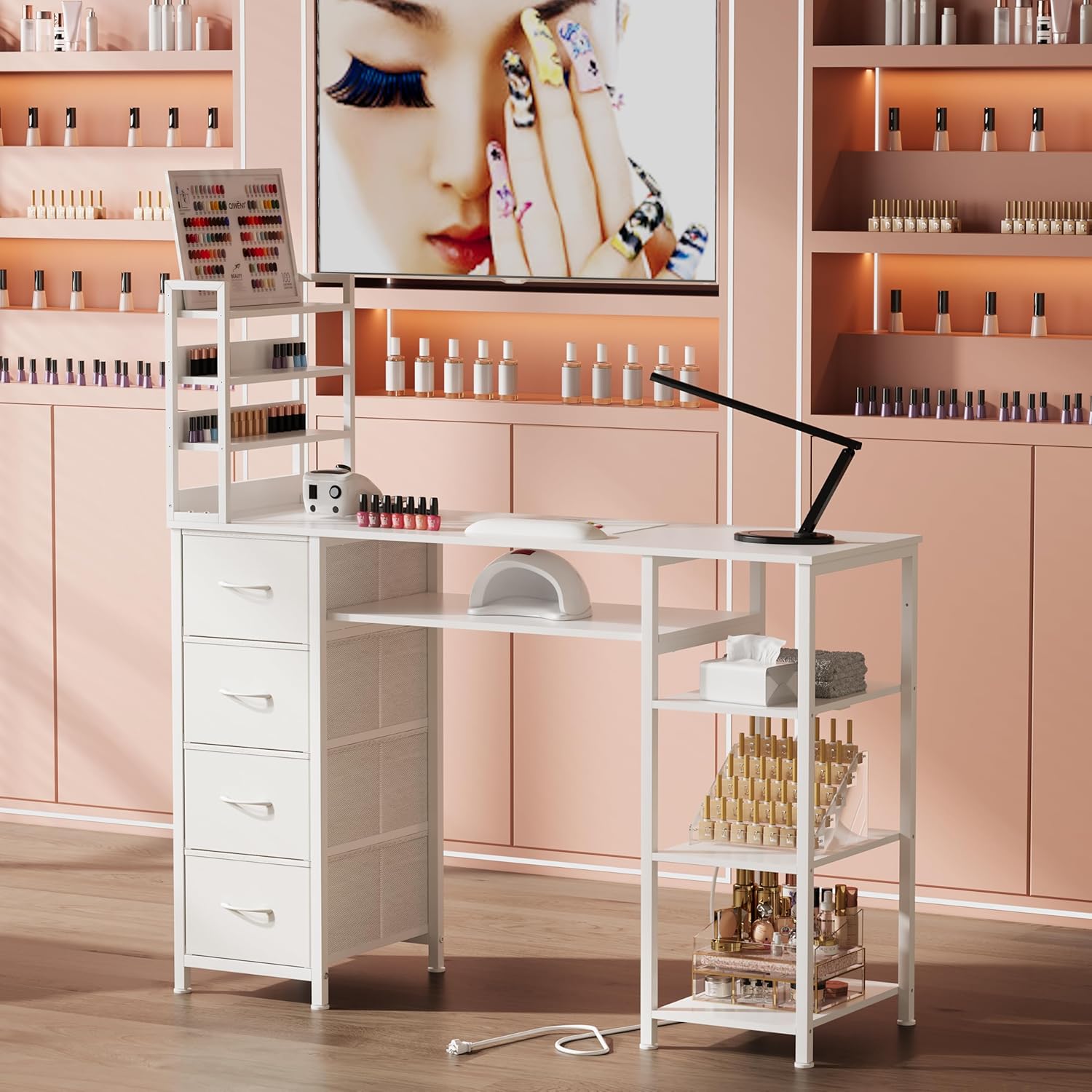 Manicure Table Nail Desk for N - Beauty Makeup Outlet avis et prix