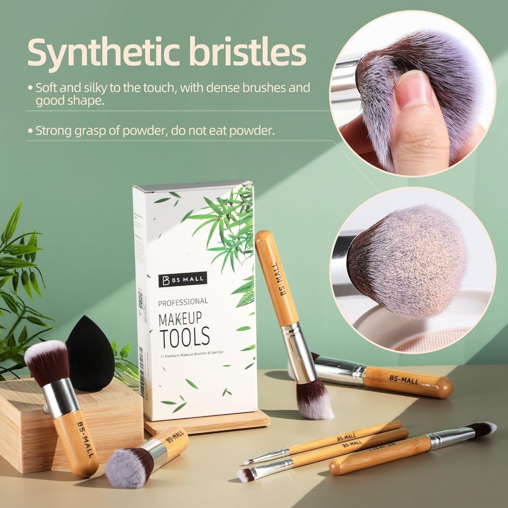 BS-MALL Makeup Brush Set 11Pcs - Blush Brush Kabuki avis et prix