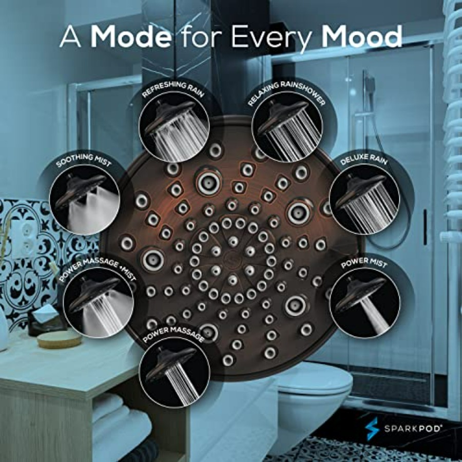 7 Spray Settings Shower Head - - Setting Spray avis et prix