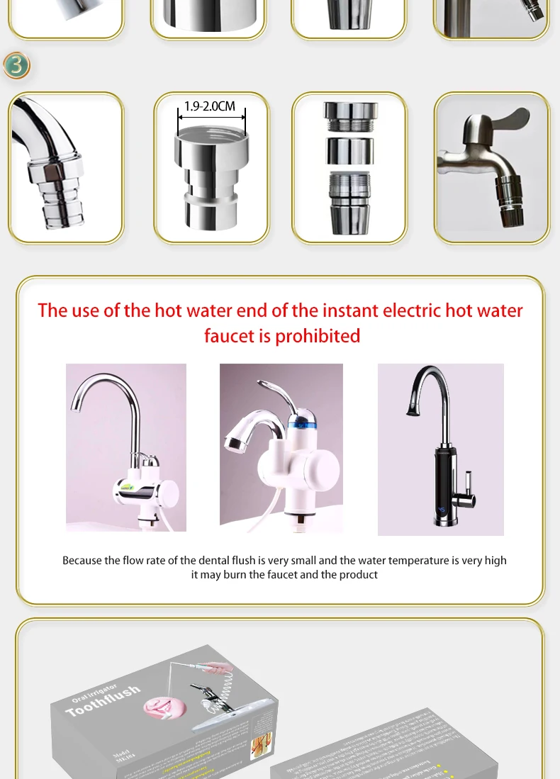 Water Dental Flosser Faucet Or - Micellar Water Cleanser avis et prix