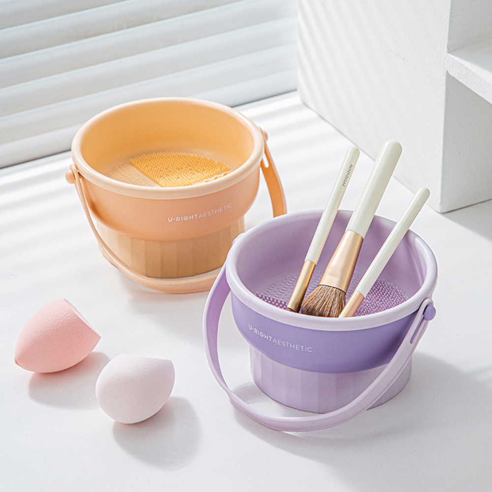 Makeup Brush Cleaning Bucket W - Cosmetic Sponge avis et prix