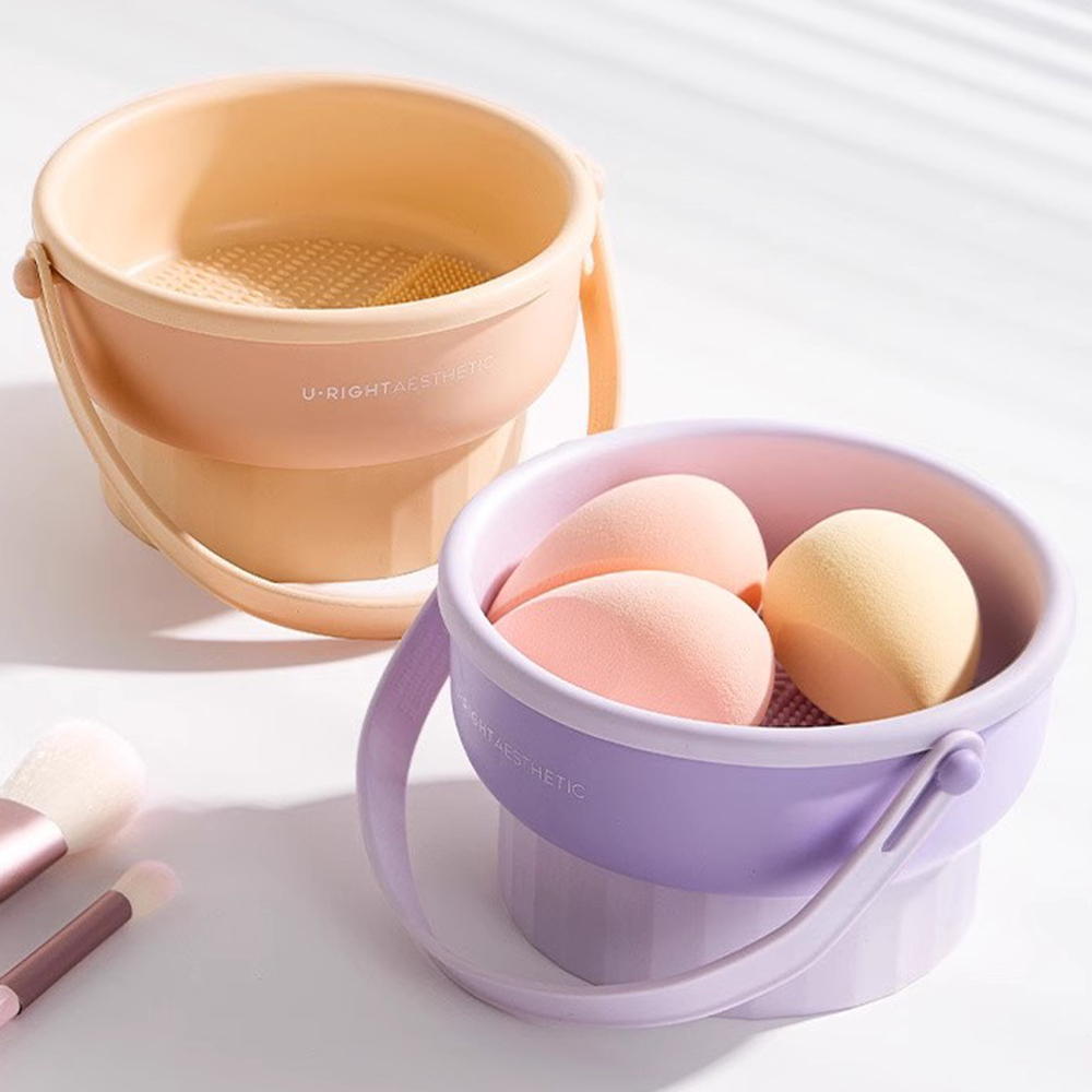 Makeup Brush Cleaning Bucket W - Cosmetic Sponge avis et prix