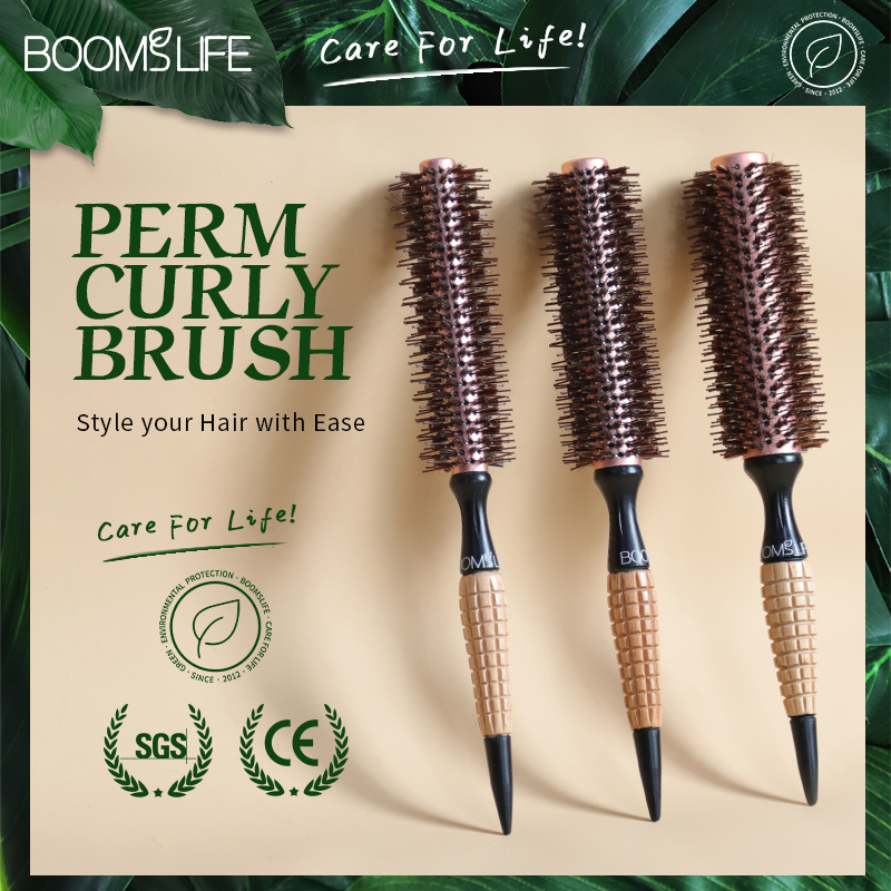 Round Barrel Boar Bristles Hai - Hair Curling Wand avis et prix