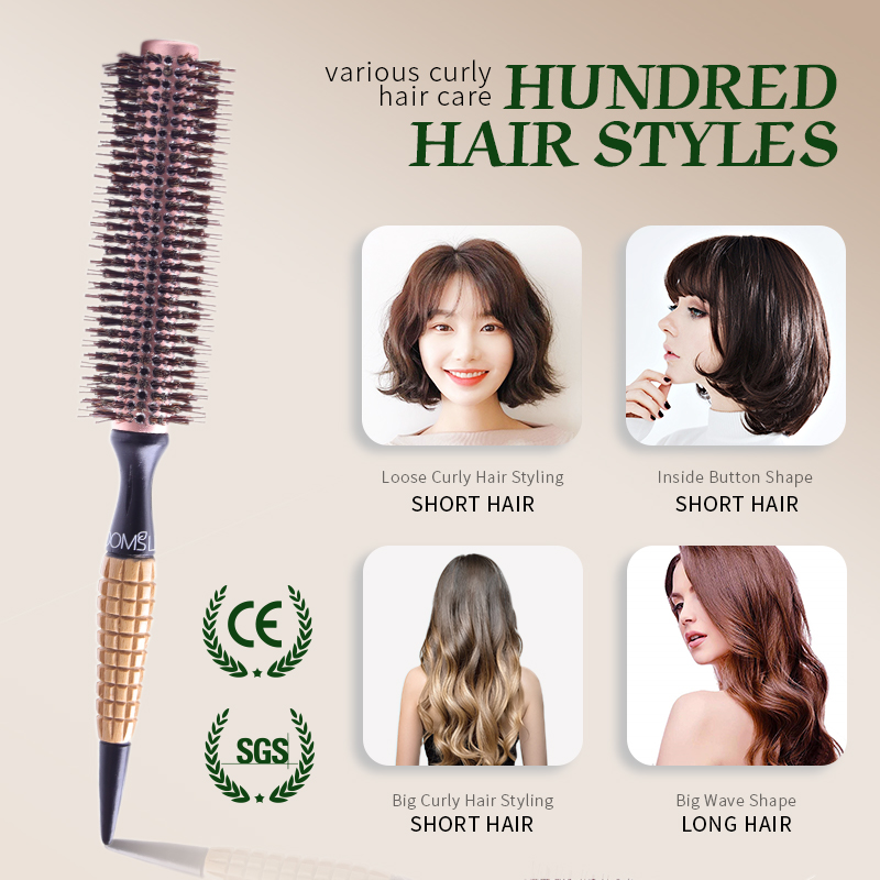 Round Barrel Boar Bristles Hai - Hair Curling Wand avis et prix