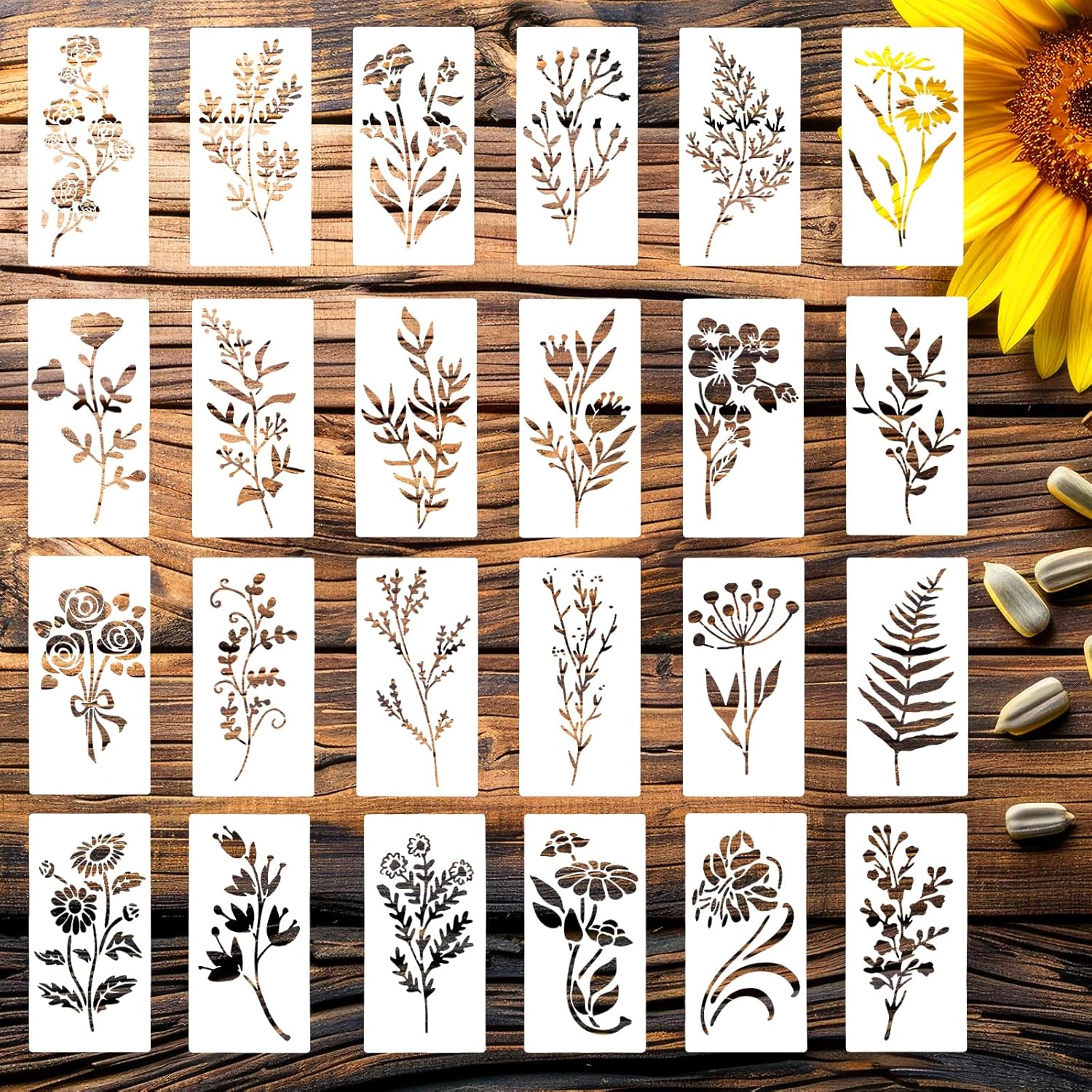 24pcs/Set Wildflower Stencils  - Beauty Makeup Kit For Kids avis et prix