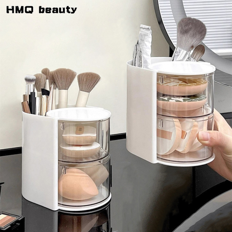 2-in-1 Rotatable Makeup Brushe - Blush Brush Kabuki avis et prix
