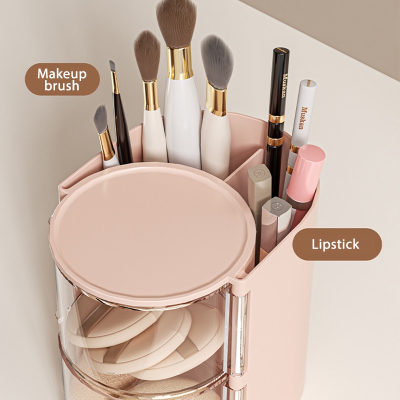 2-in-1 Rotatable Makeup Brushe - Blush Brush Kabuki avis et prix