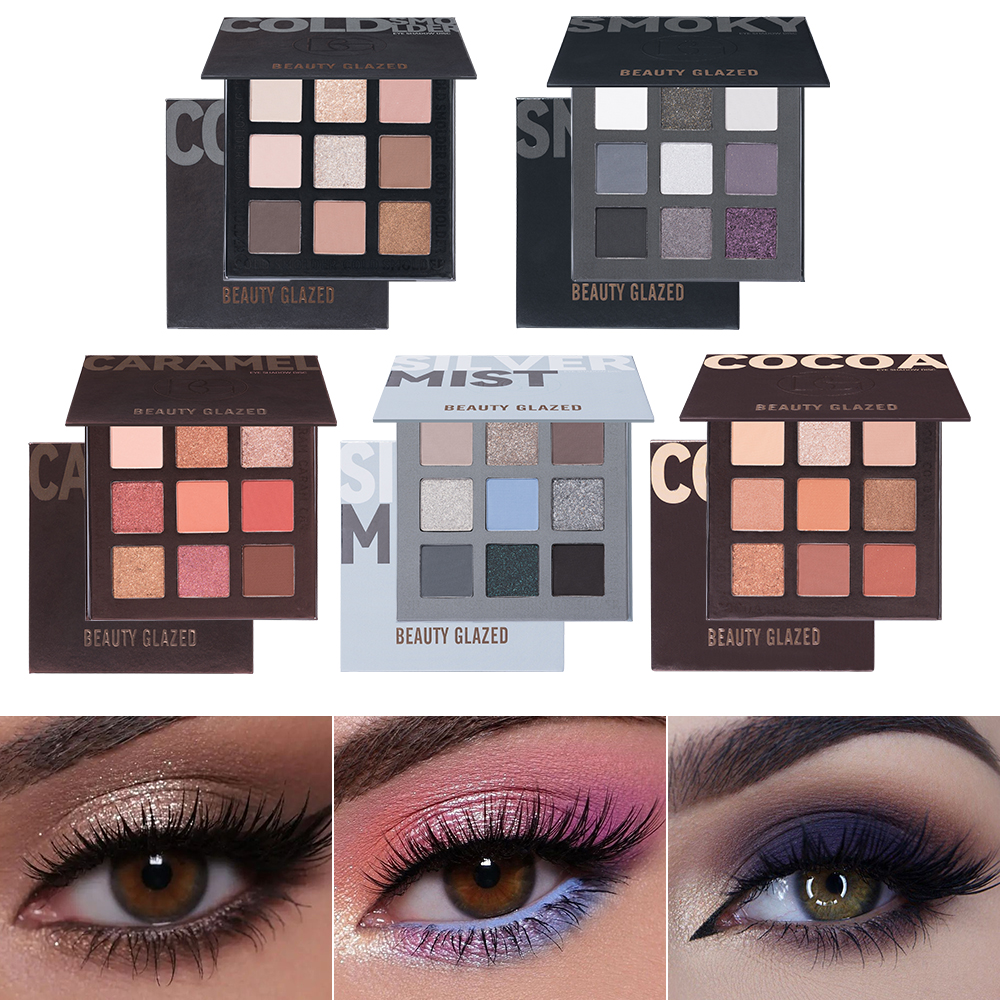 Beauty Glazed 9 Colors Eye Sha - Beauty Makeup Eyeshadow Palette avis et prix