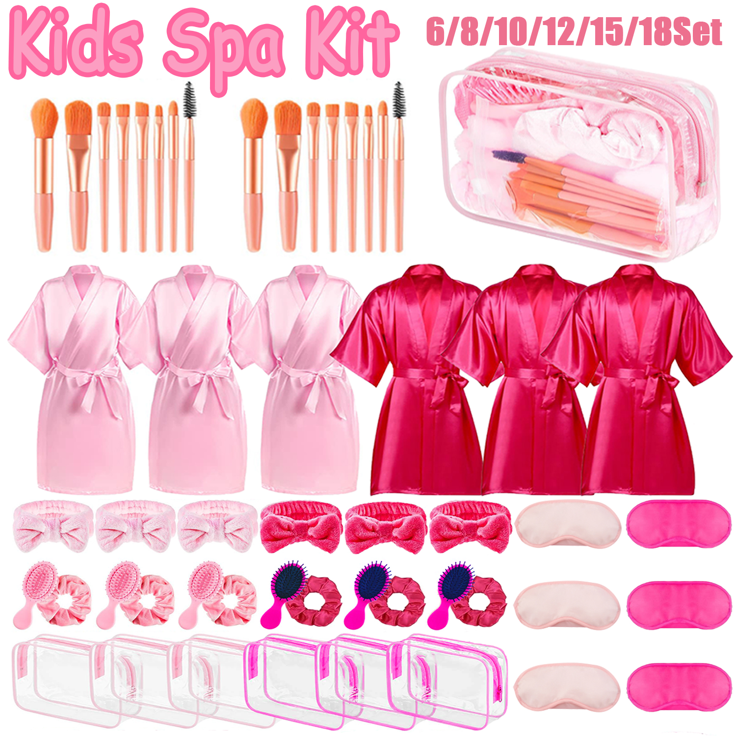 6-18 Set Spa Party Robes for G - Beauty Makeup Kit For Kids avis et prix