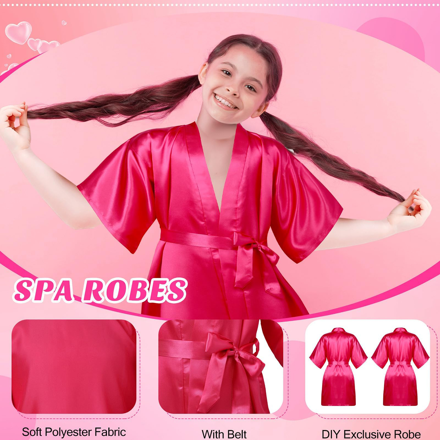 6-18 Set Spa Party Robes for G - Beauty Makeup Kit For Kids avis et prix