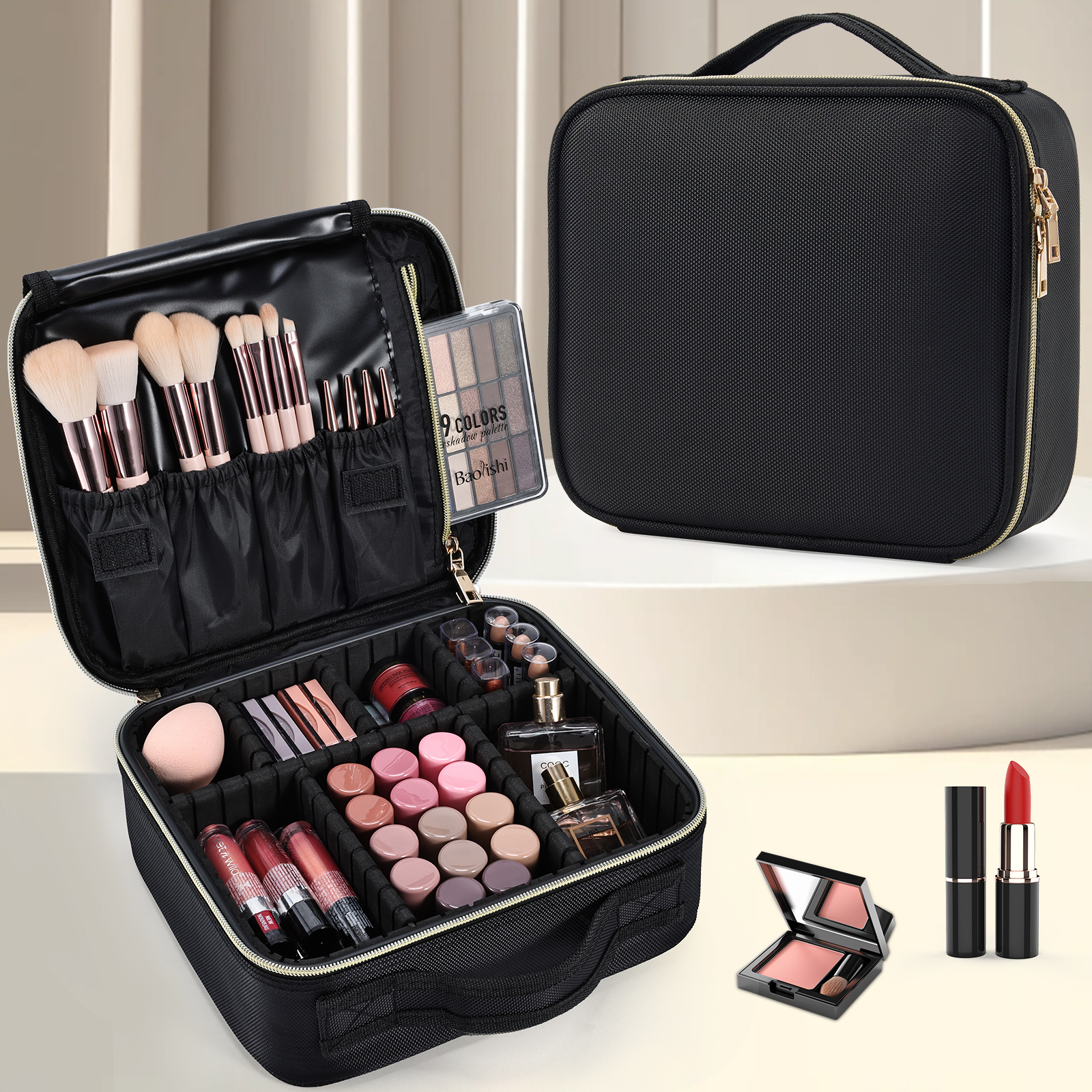 Cosmetic Case Makeup Bag Vanit - Beauty Makeup Case avis et prix