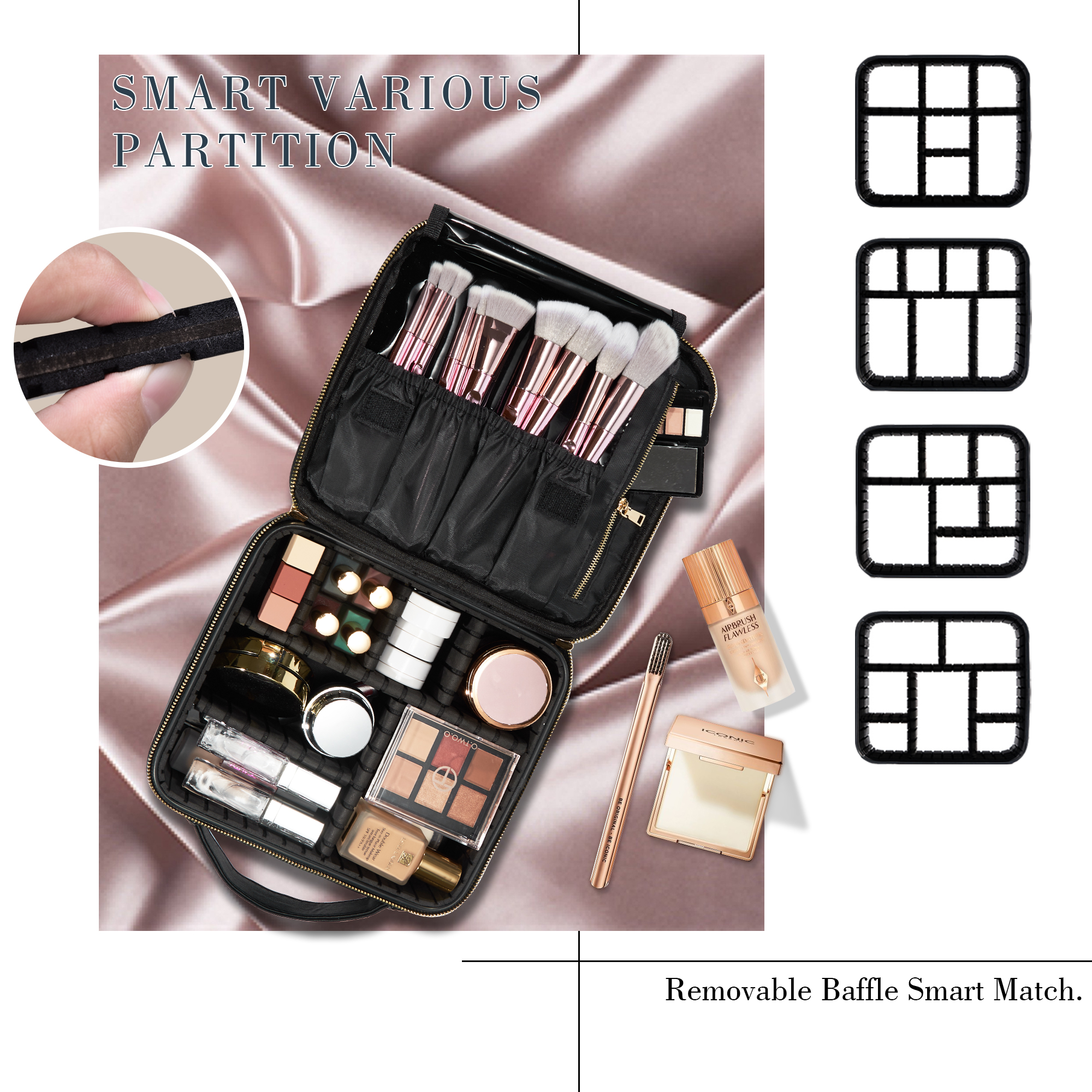Cosmetic Case Makeup Bag Vanit - Beauty Makeup Case avis et prix