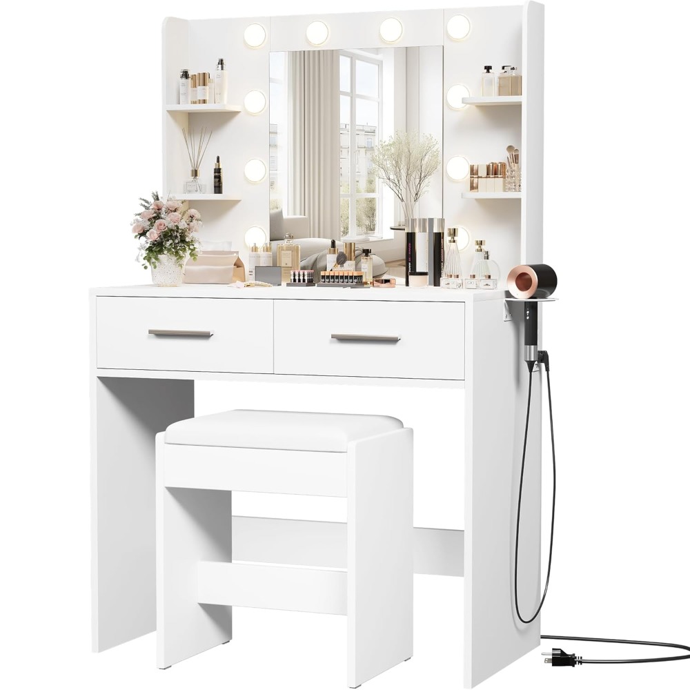 Make up Vanity Desk with Mirro - Beauty Makeup Outlet avis et prix