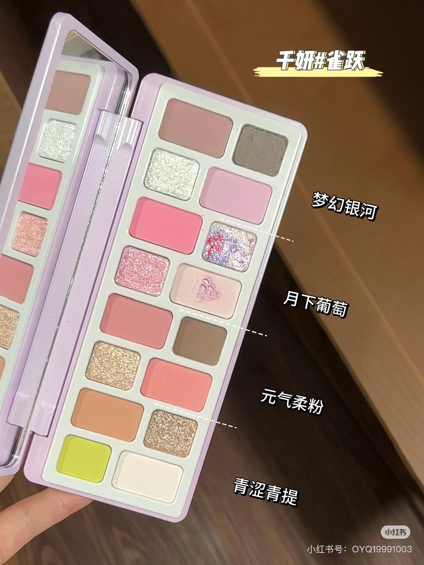 Cheeryep QianYan 16 Colors Eye - Eyeshadow Palette avis et prix