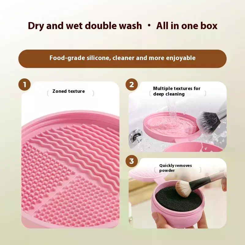 Makeup Brush Cleaning Box Spon - Cosmetic Sponge avis et prix