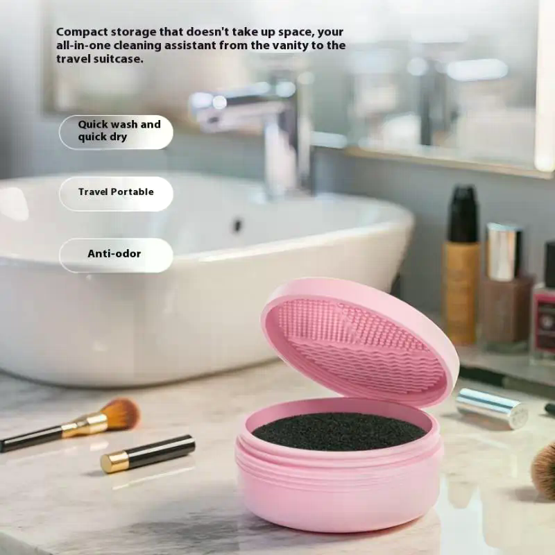 Makeup Brush Cleaning Box Spon - Cosmetic Sponge avis et prix