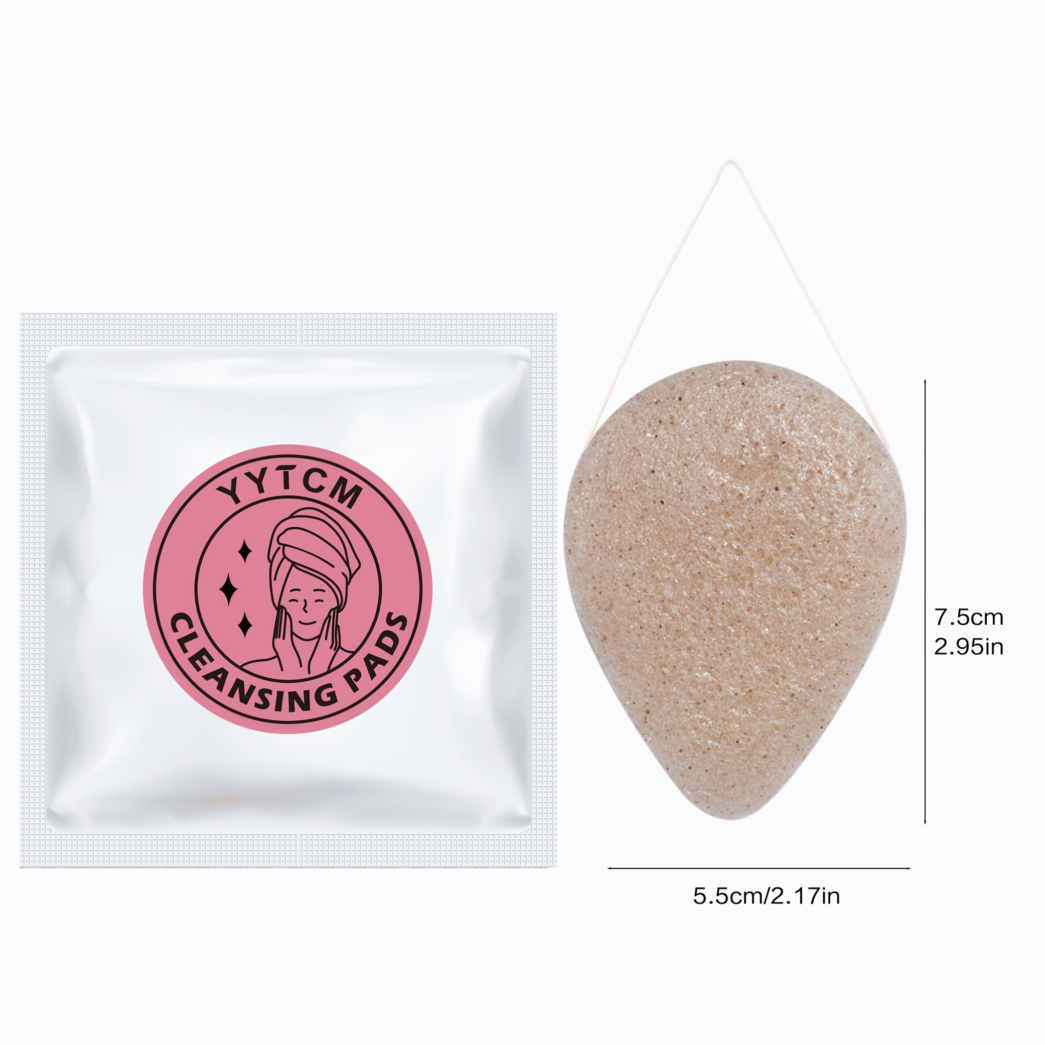 Walnut Seed Konjac Face Sponge - Cosmetic Sponge avis et prix