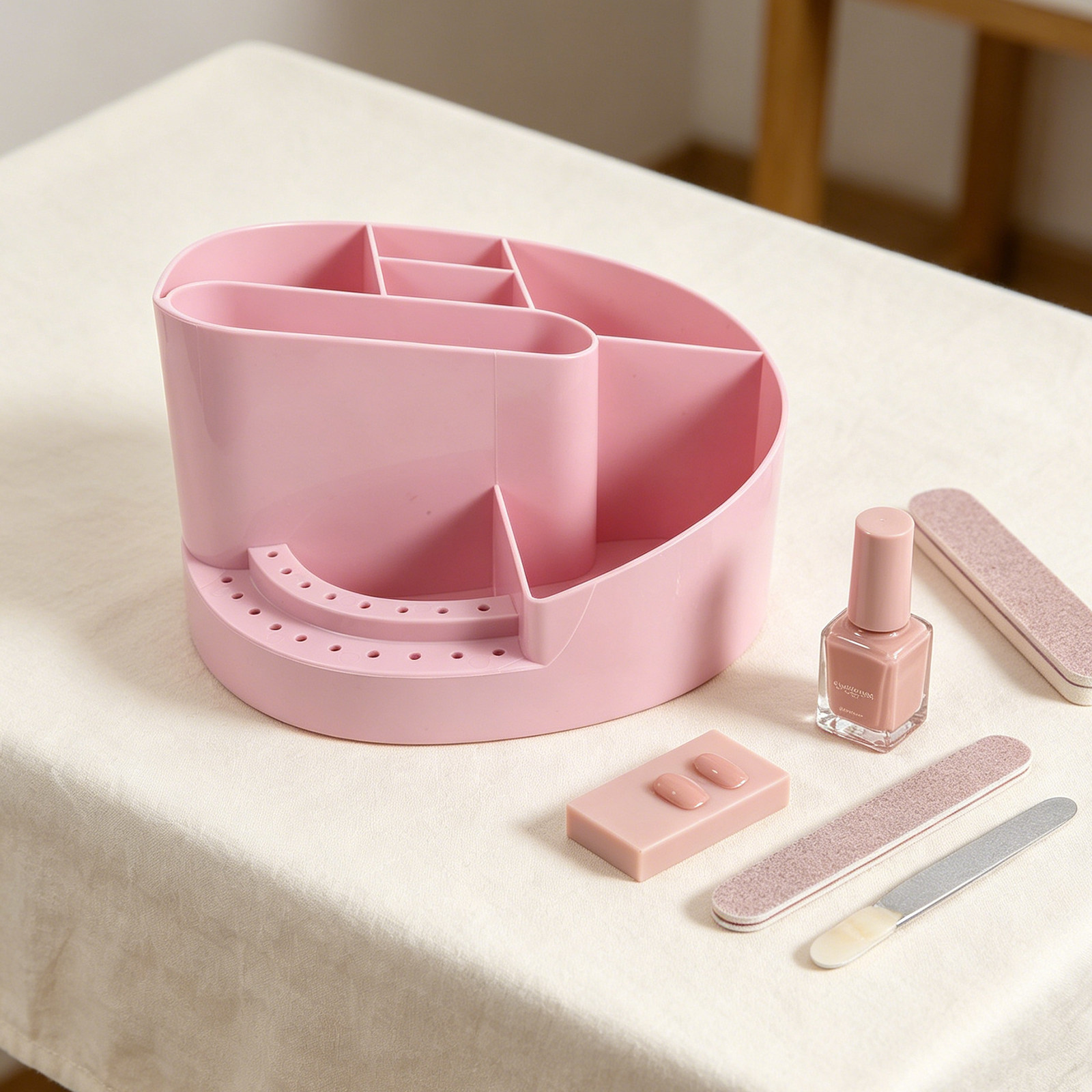 Large Transparent Nail Storage - Beauty Makeup Case avis et prix