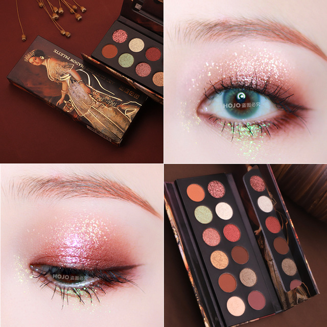 12 Color Nude Shimmer Eyeshado - Beauty Makeup Eyeshadow Palette avis et prix