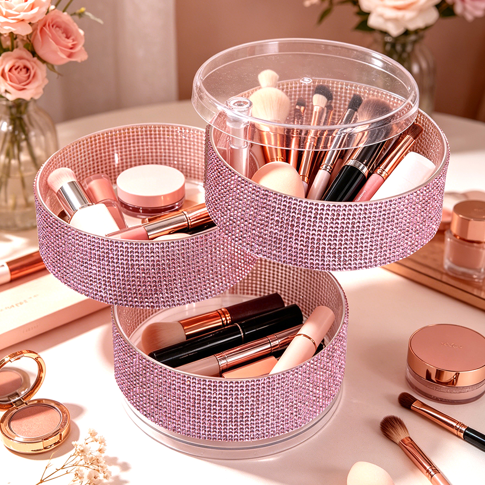 3-Layer Rotating Rhinestone Ma - Eyeshadow Palette avis et prix