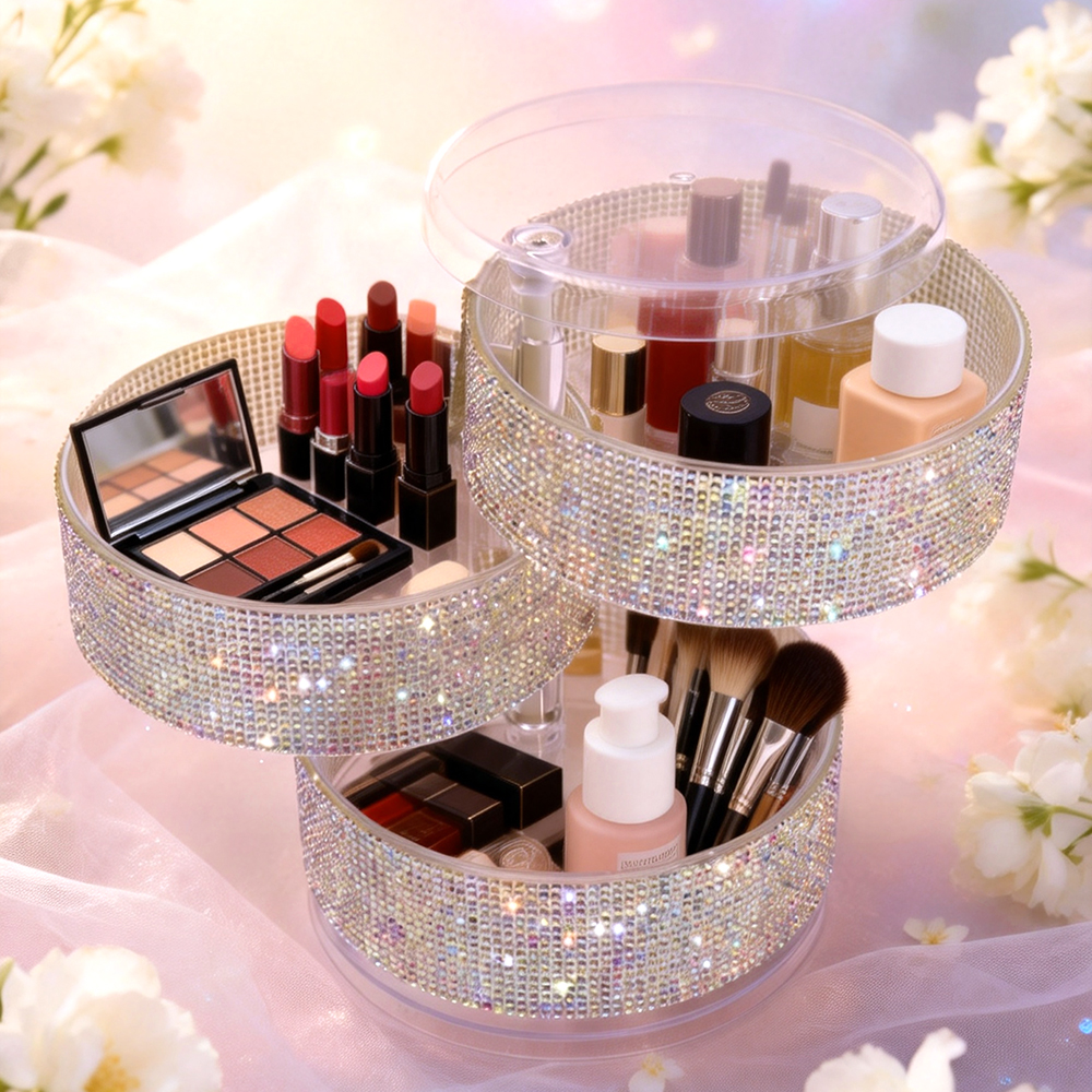 3-Layer Rotating Rhinestone Ma - Eyeshadow Palette avis et prix