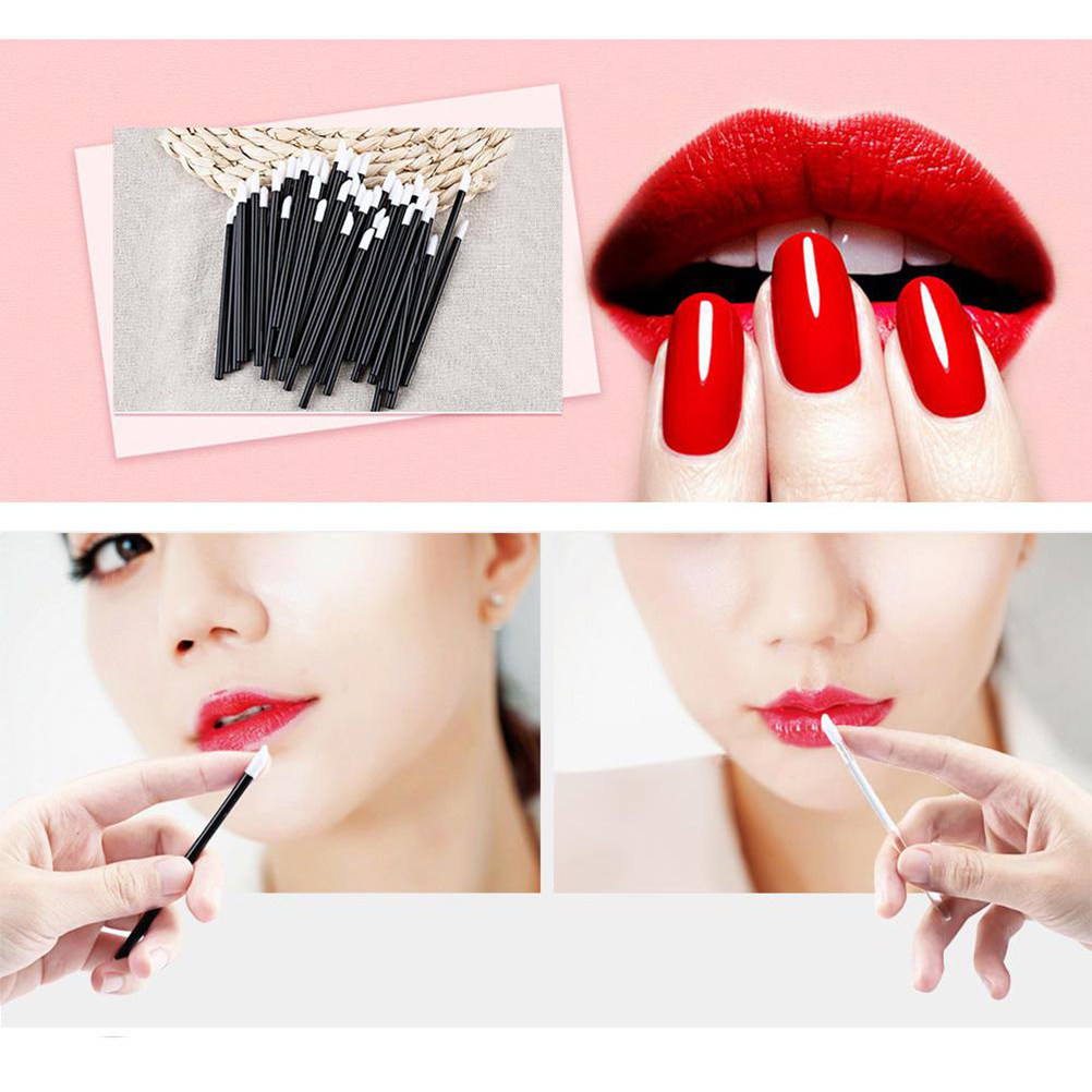 50Pcs Disposable Lip Brush App - Cosmetic Sponge avis et prix