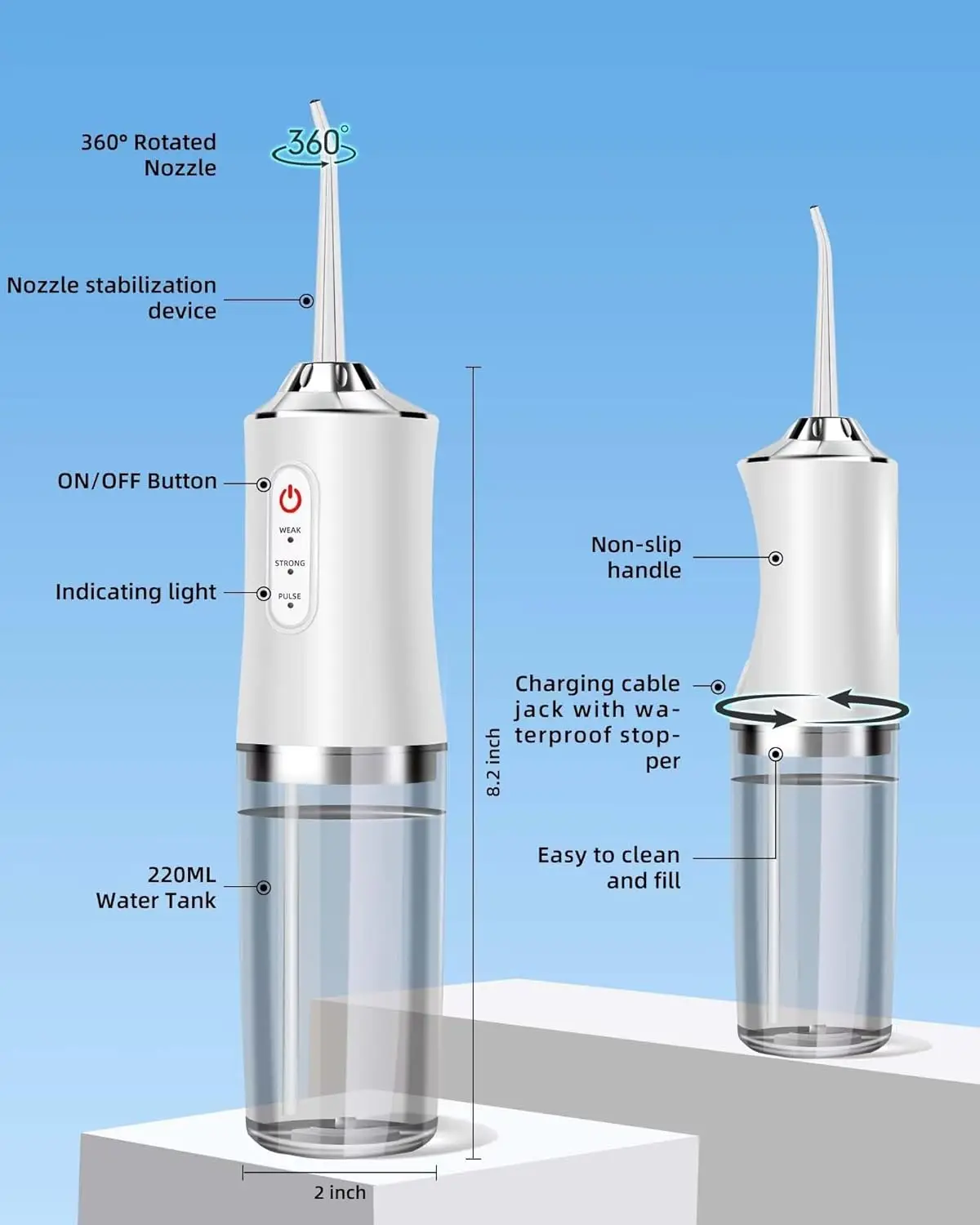 Oral Irrigator Portable Water  - Micellar Water Cleanser avis et prix