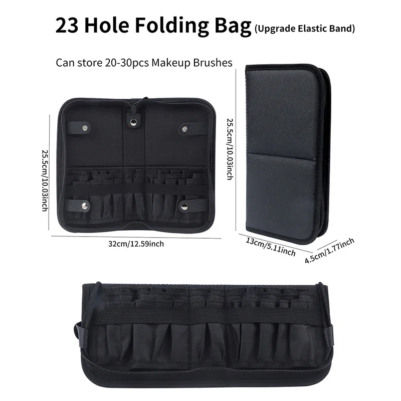29/23 Holes Foldable Makeup Br - Beauty Makeup Case avis et prix