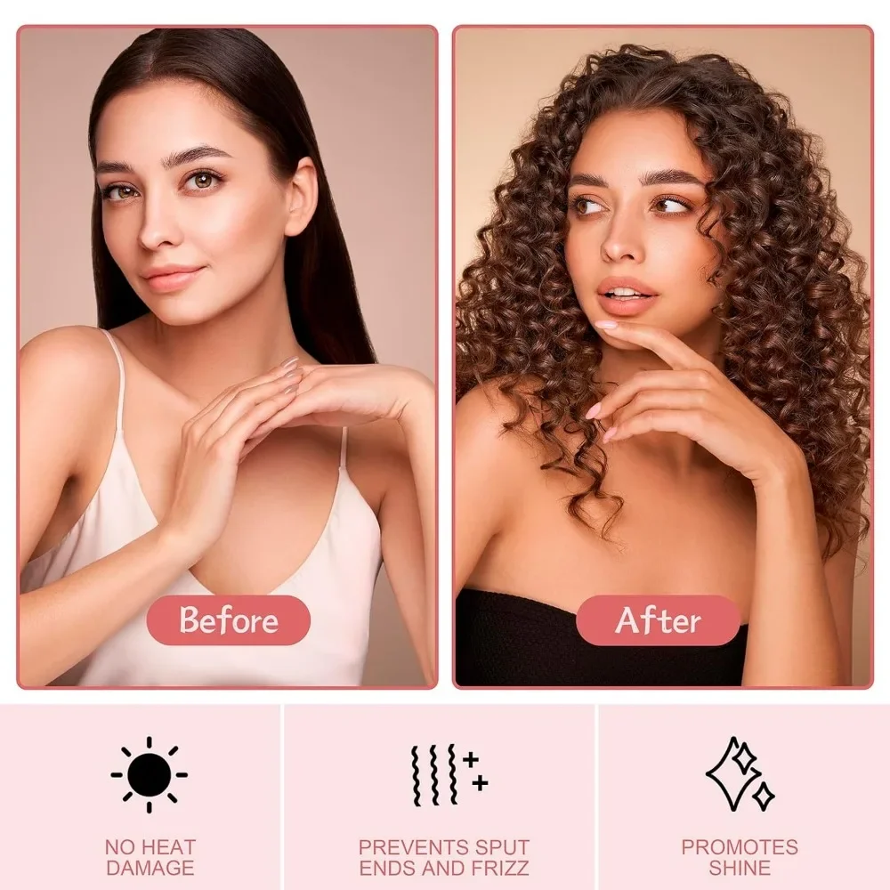 Heatless Curling Rod Headband  - Hair Curling Wand avis et prix