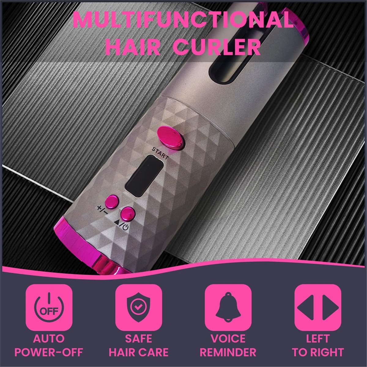 N18R Cordless Curling Iron Bea - Hair Curling Wand avis et prix